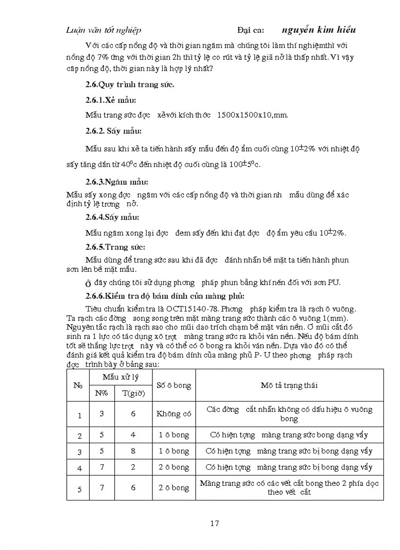 image for page Nghiên cứu ảnh hưởng của nồng độ thuốc PEG Polyetylen Glycol và thời gian ngâm thuốc đến sự trương nở và khả năng trang sức của gỗ Keo lá tràm