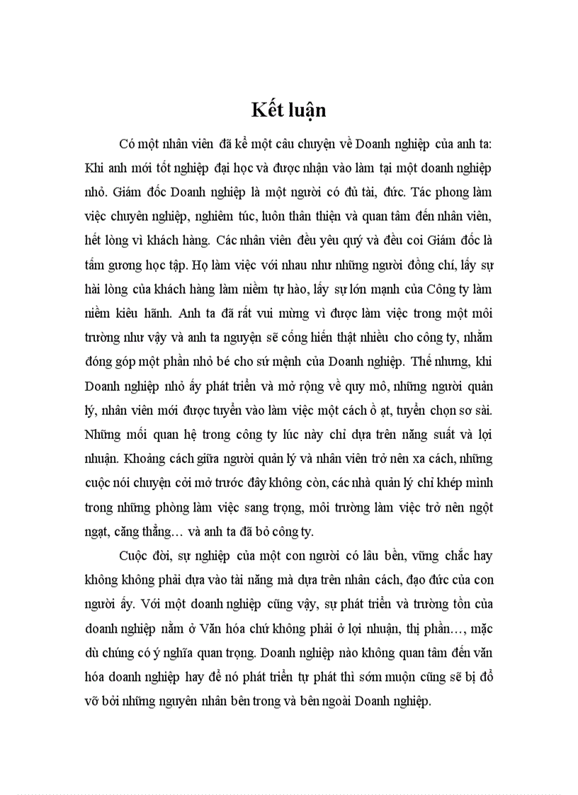 image for page Một số giải pháp nhằm xây dựng văn hóa Doanh nghiệp ở Công ty Cổ phần Tam Kim