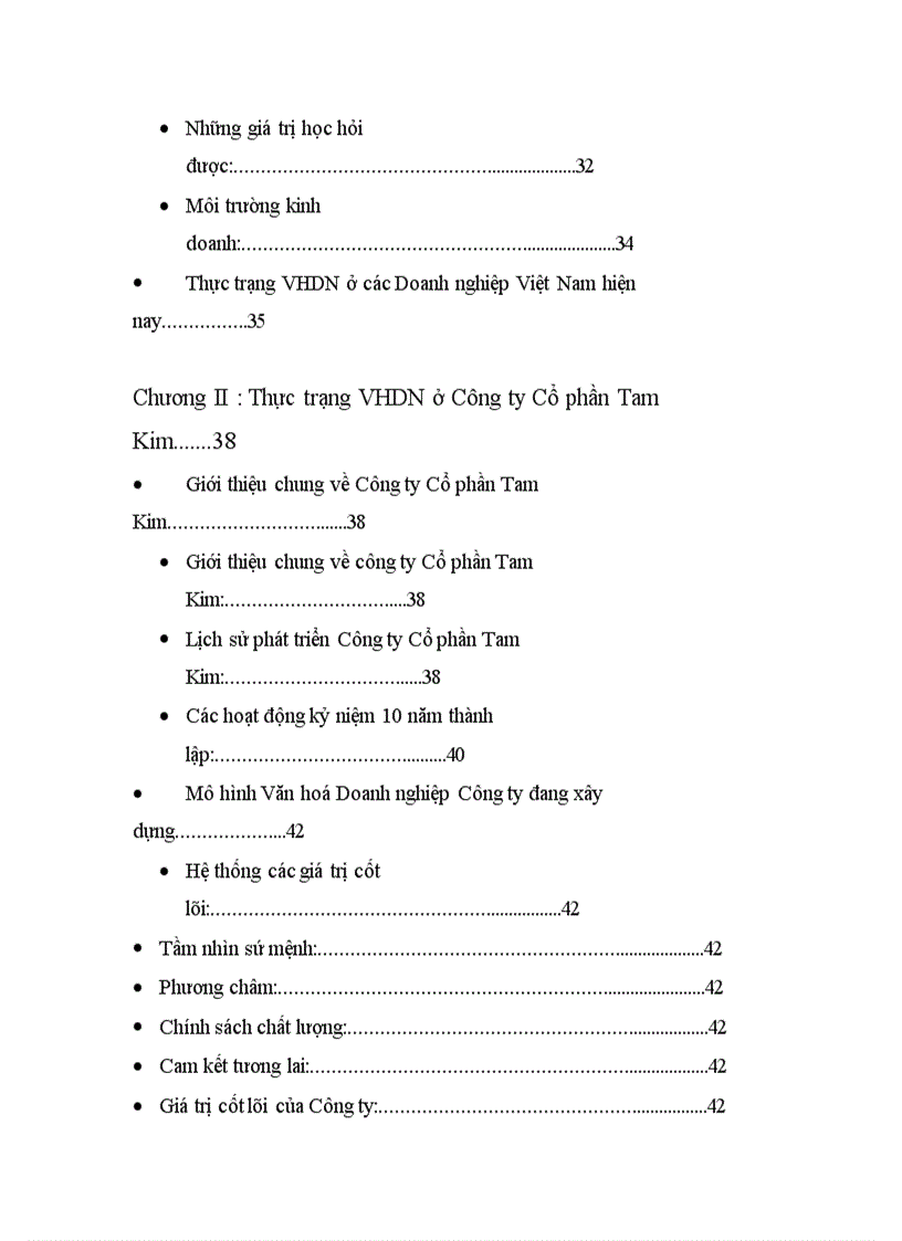 image for page Một số giải pháp nhằm xây dựng văn hóa Doanh nghiệp ở Công ty Cổ phần Tam Kim