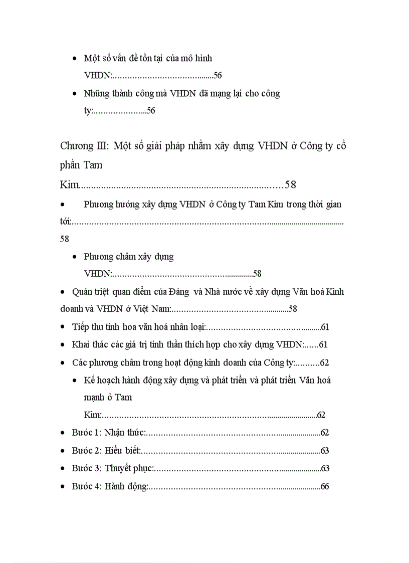 image for page Một số giải pháp nhằm xây dựng văn hóa Doanh nghiệp ở Công ty Cổ phần Tam Kim