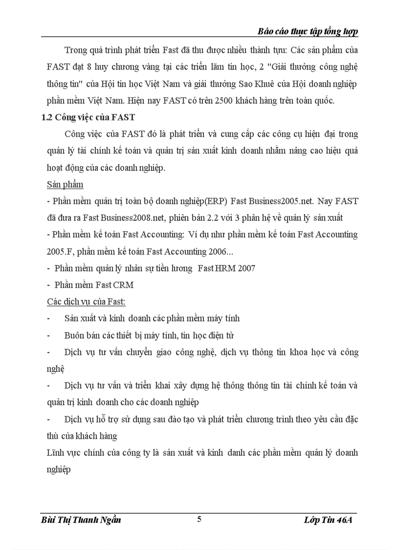 image for page Xây dựng phần mềm hệ thống thông tin quản lý khách hàng tại công ty phần mềm quản lý doanh nghiệp Fast