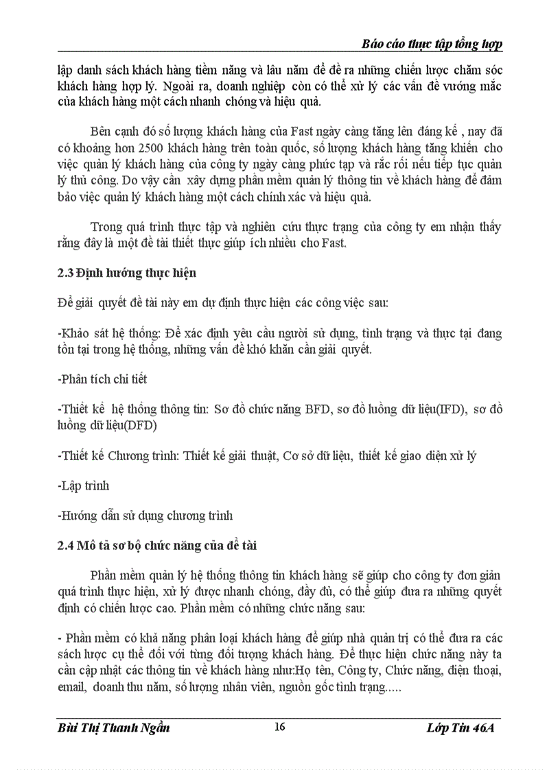 image for page Xây dựng phần mềm hệ thống thông tin quản lý khách hàng tại công ty phần mềm quản lý doanh nghiệp Fast