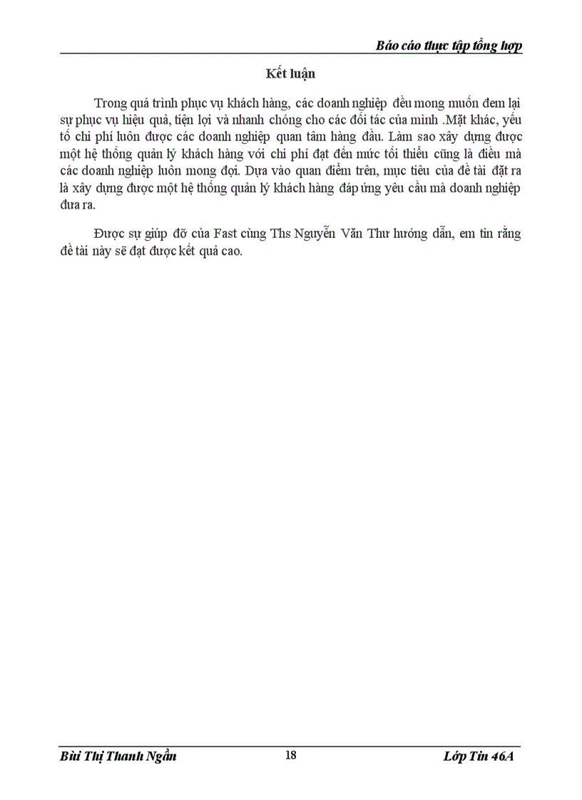 image for page Xây dựng phần mềm hệ thống thông tin quản lý khách hàng tại công ty phần mềm quản lý doanh nghiệp Fast