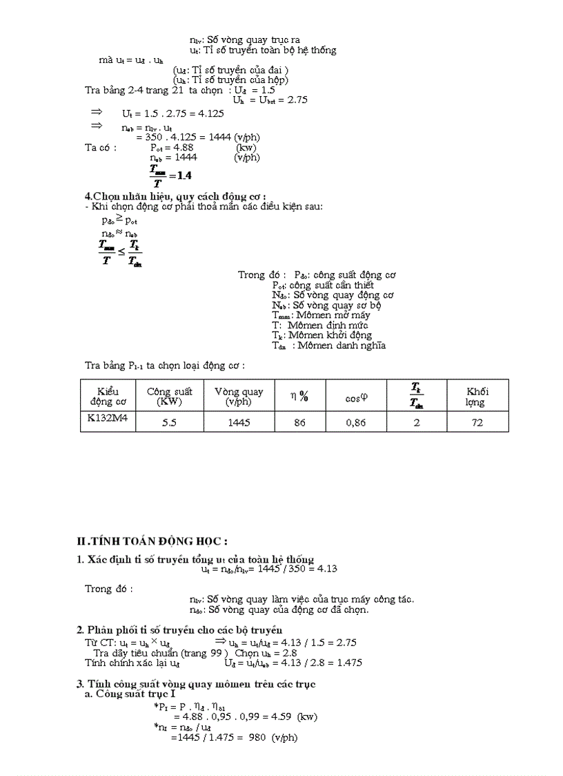 image for page Thiết kế môn học Thiết kế hộp giảm tốc 01 cấp bánh răng trụ