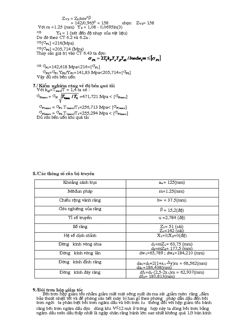 image for page Thiết kế môn học Thiết kế hộp giảm tốc 01 cấp bánh răng trụ