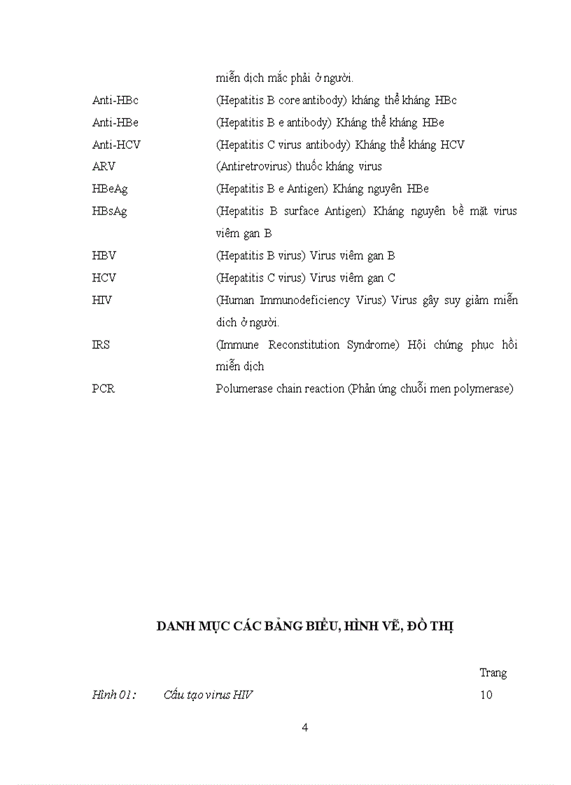 image for page Tìm hiểu tỷ lệ đồng nhiễm HBV HCV và kiến thức về bệnh viêm gan virut B C trên bệnh nhân HIV AIDS điều trị tại phòng khám ngoại trú HIV bệnh viện Bạch Mai