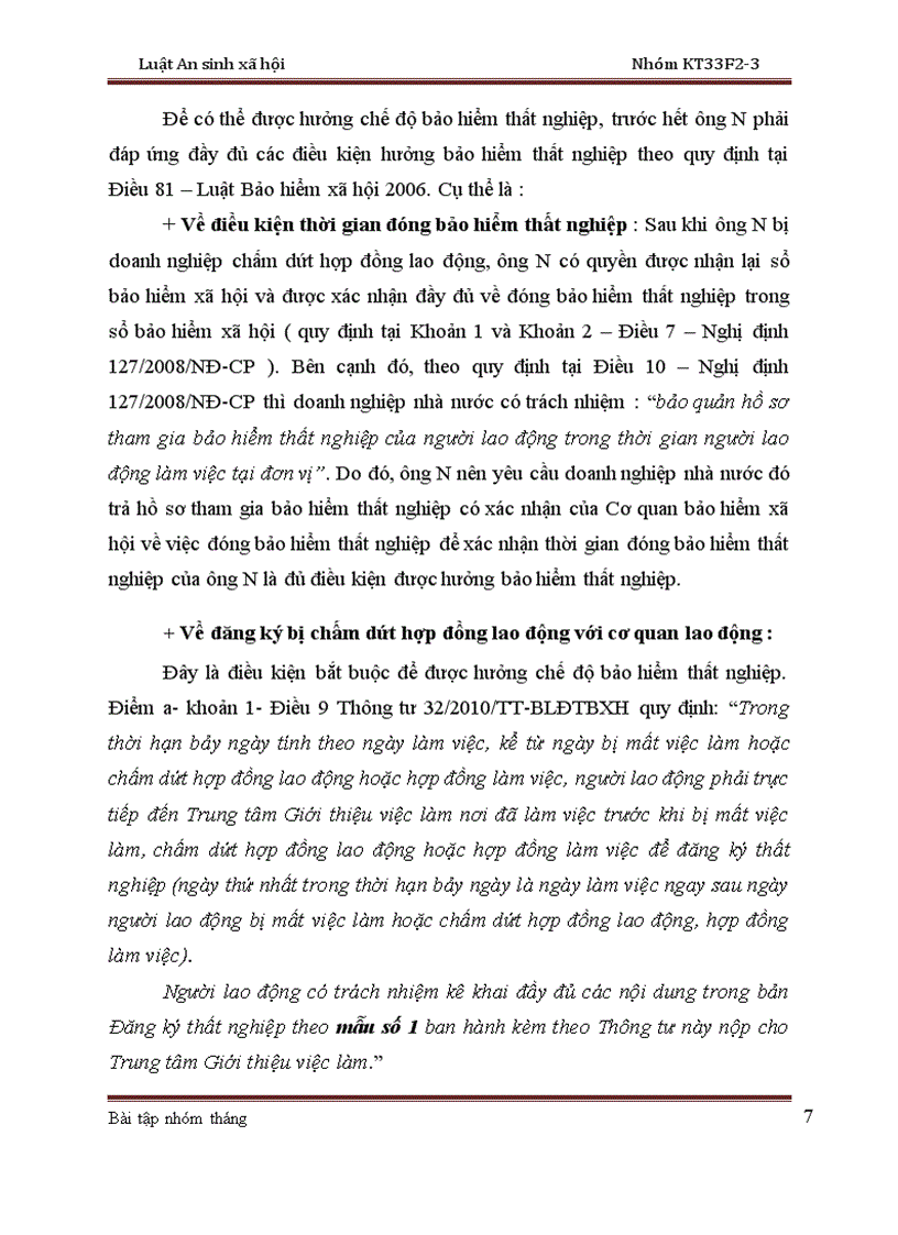 image for page Bài tập tình huống Luật an sinh xã hội