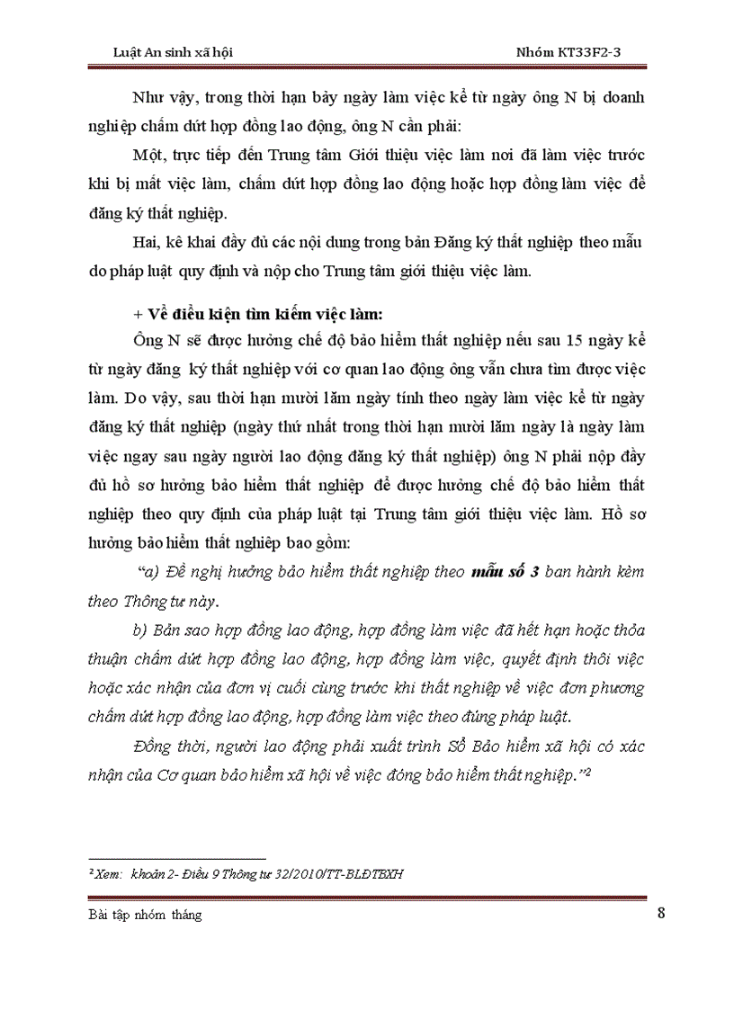 image for page Bài tập tình huống Luật an sinh xã hội