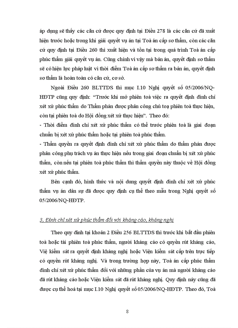 image for page Vấn đề đình chỉ qiải quyết vụ án dân sự ở tòa án cấp sơ thẩm phúc thẩm và kiến nghị hoàn thiện pháp luật về vấn đề này