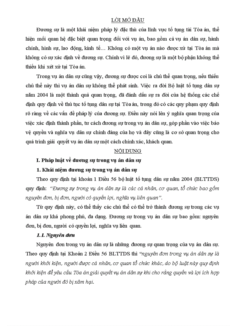 image for page Đương sự và việc xác định tư cách của đương sự trong vụ án dân sự