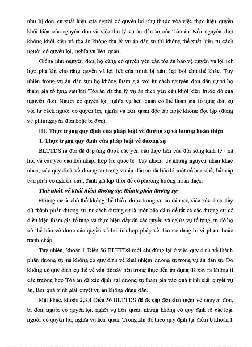 image for page Đương sự và việc xác định tư cách của đương sự trong vụ án dân sự
