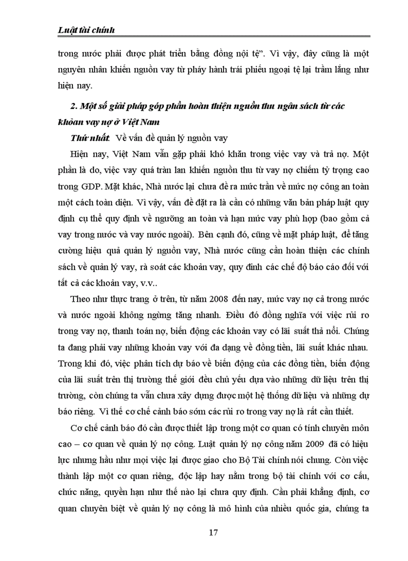 image for page Tìm hiểu quy định của pháp luật và thực tiễn áp dụng thu ngân sách nhà nước từ các khoản vay nợ ở Việt Nam Một số nhận xét đánh giá