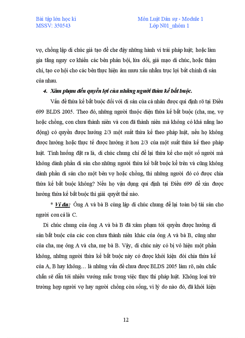 image for page Bài tập lớn Dân sự module