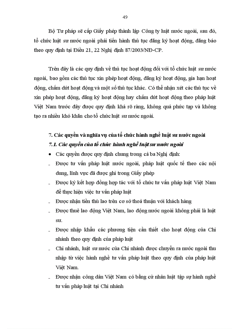 image for page Những quy định của pháp luật về hoạt động của tổ chức hành nghề luật sư nước ngoài tại Việt Nam