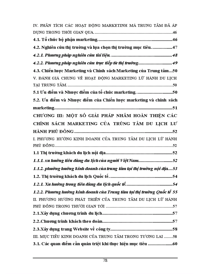 image for page Những giải pháp nhăm hoàn thiện chính sách marketing của Trung tâm du lịch Lữ hành Phù Đổng thuộc Công ty thương mại và dịch vụ Thành Long