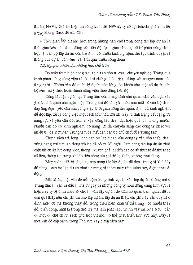 image for page Hoàn thiện công tác lập dự án tại Trung tâm tư vấn đầu tư và xây dựng