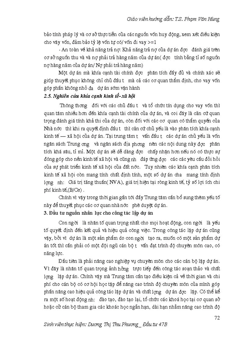 image for page Hoàn thiện công tác lập dự án tại Trung tâm tư vấn đầu tư và xây dựng