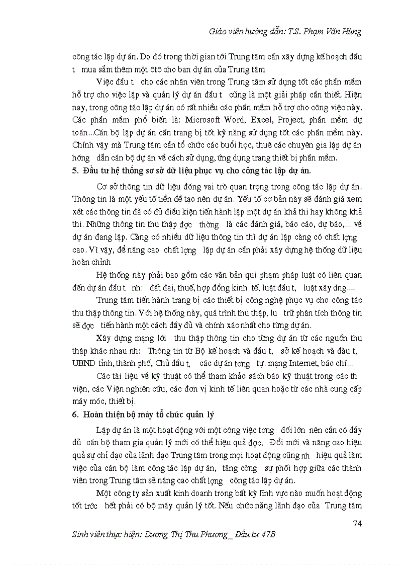 image for page Hoàn thiện công tác lập dự án tại Trung tâm tư vấn đầu tư và xây dựng