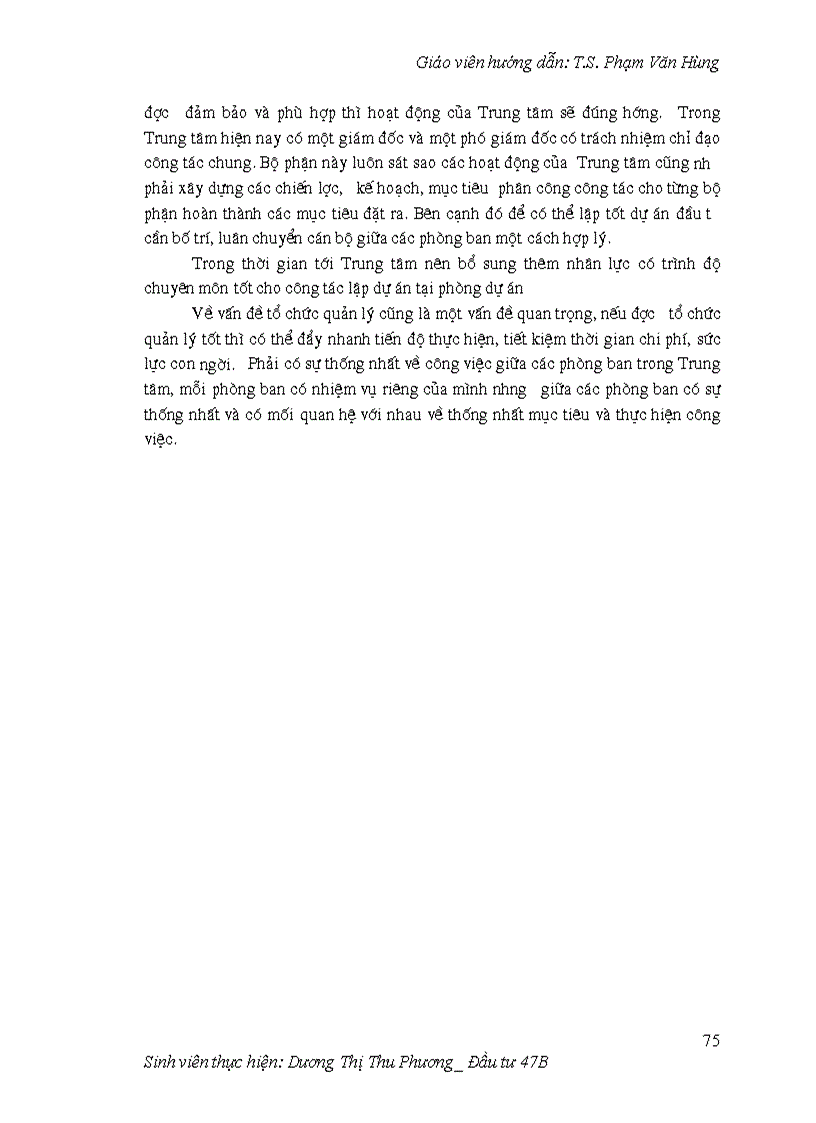 image for page Hoàn thiện công tác lập dự án tại Trung tâm tư vấn đầu tư và xây dựng