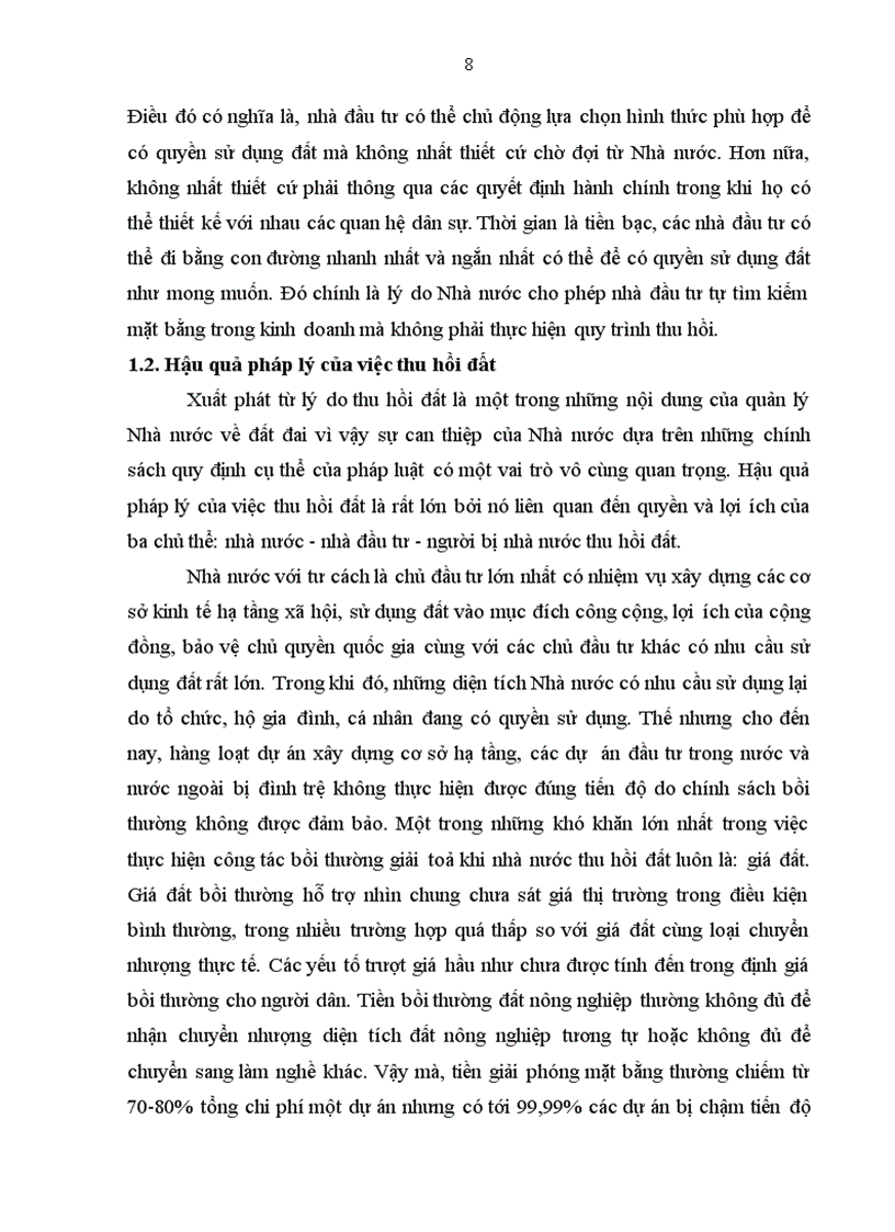 image for page Nghiên cứu các quy định về trình tự thủ tục thu hồi đất và hướng hoàn thiện các quy định này