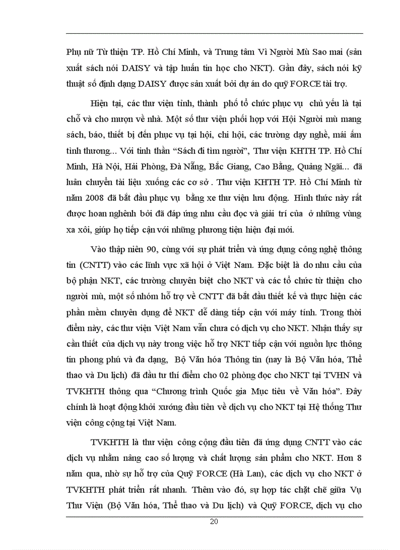 image for page Công tác phục vụ bạn đọc khiếm thị tại Thư viện Thành phố Hà Nội