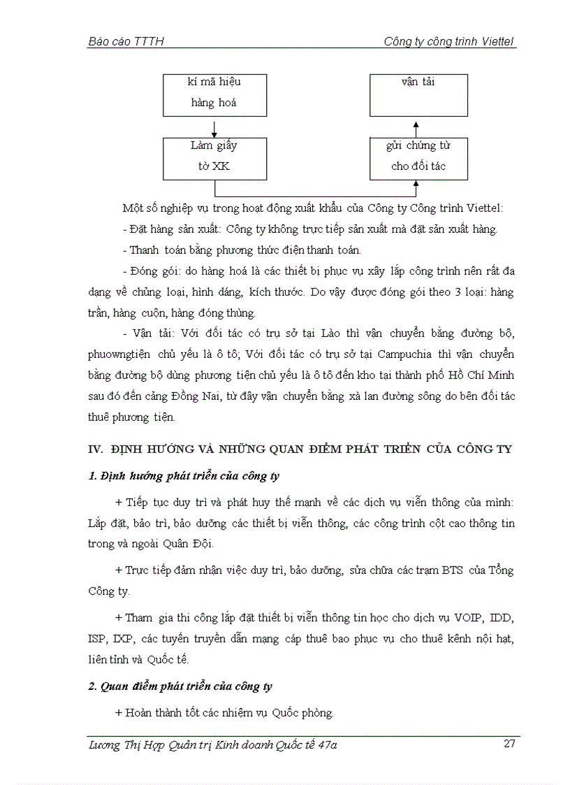 image for page Nâng cao hiệu quả hoạt động xuất khẩu thiết bị viễn thông của Công ty Công trình Viettel