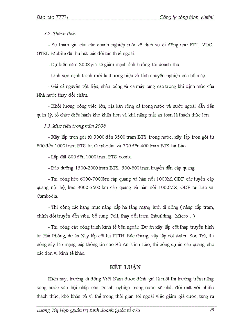 image for page Nâng cao hiệu quả hoạt động xuất khẩu thiết bị viễn thông của Công ty Công trình Viettel