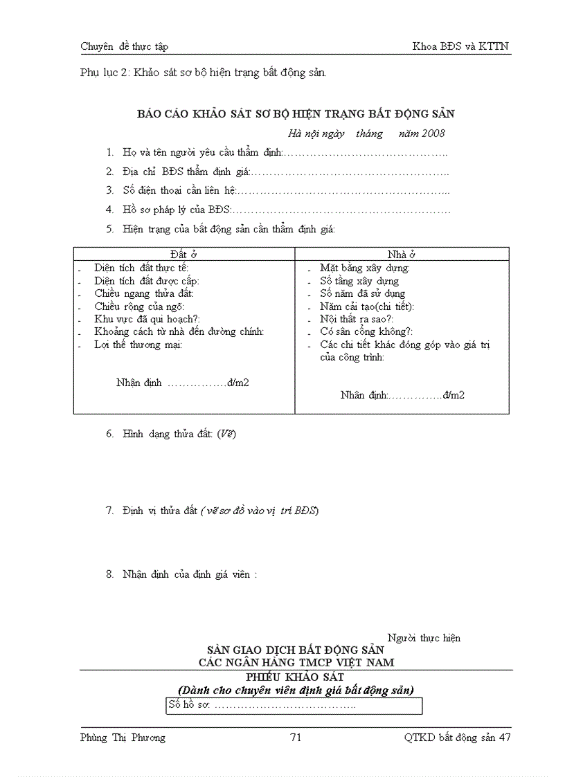 image for page Thực trạng và giải pháp nhằm hoàn thiện quy trình định giá bất động sản thế chấp tại Công ty cổ phần sàn giao dịch bất động sản Việt Nam V Reex