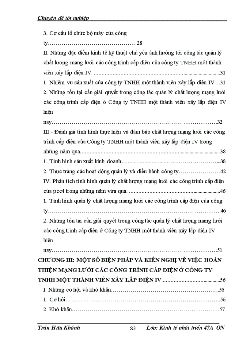 image for page Đánh giá chất lượng mạng lưới các công trình cấp điện ở công ty cấp điện