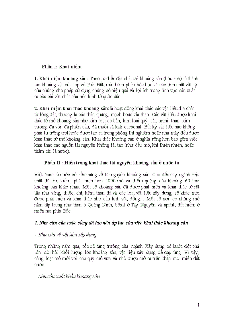 image for page Khai thác khoáng sản