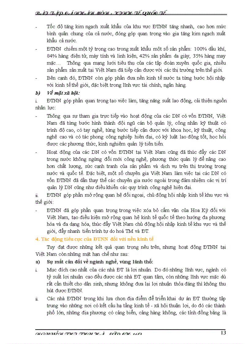 image for page Ảnh hưởng của các cam kết trong tổ chức thương mại quốc tế đến hoạt động đầu tư nước ngoài của việt nam và giải pháp