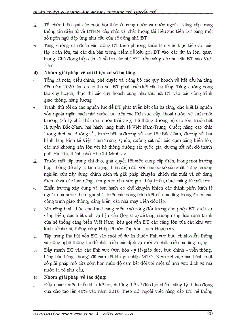 image for page Ảnh hưởng của các cam kết trong tổ chức thương mại quốc tế đến hoạt động đầu tư nước ngoài của việt nam và giải pháp