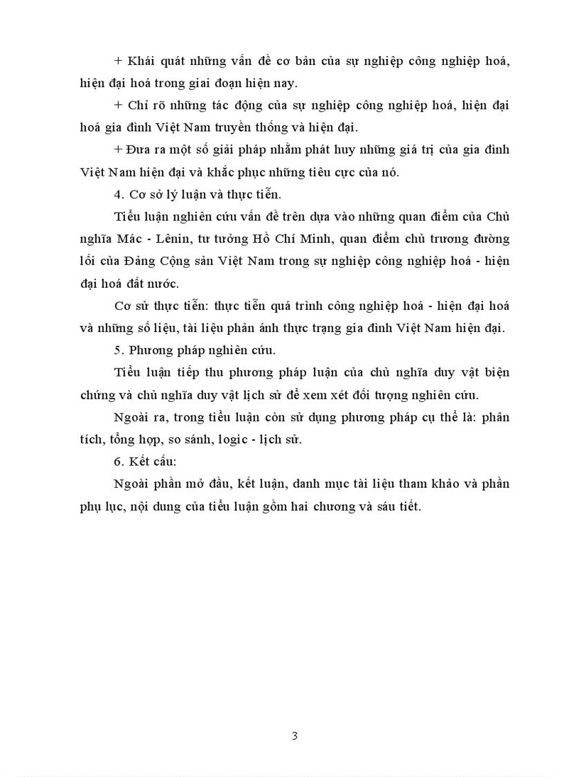 image for page Tiểu luận Một số vấn đề của gia đình Việt Nam hiện đại thực trạng và giải pháp