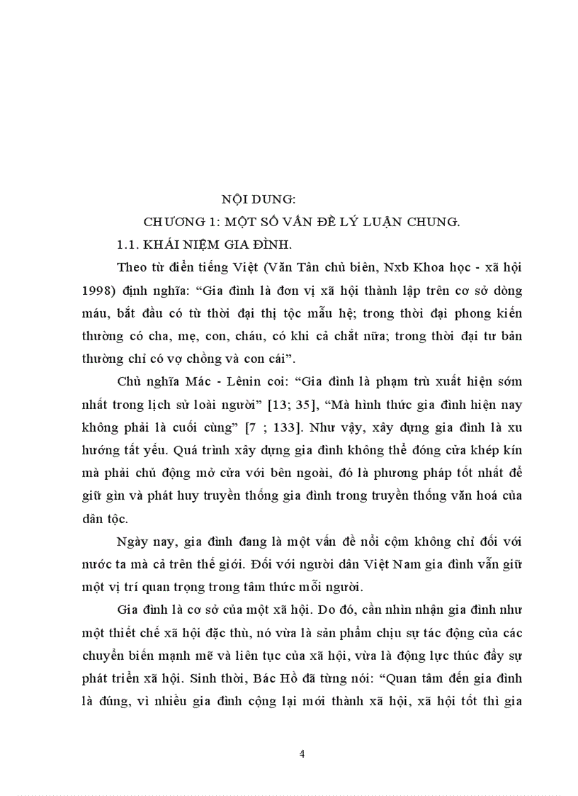 image for page Tiểu luận Một số vấn đề của gia đình Việt Nam hiện đại thực trạng và giải pháp