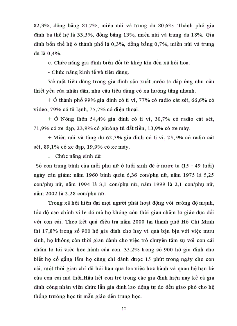 image for page Tiểu luận Một số vấn đề của gia đình Việt Nam hiện đại thực trạng và giải pháp