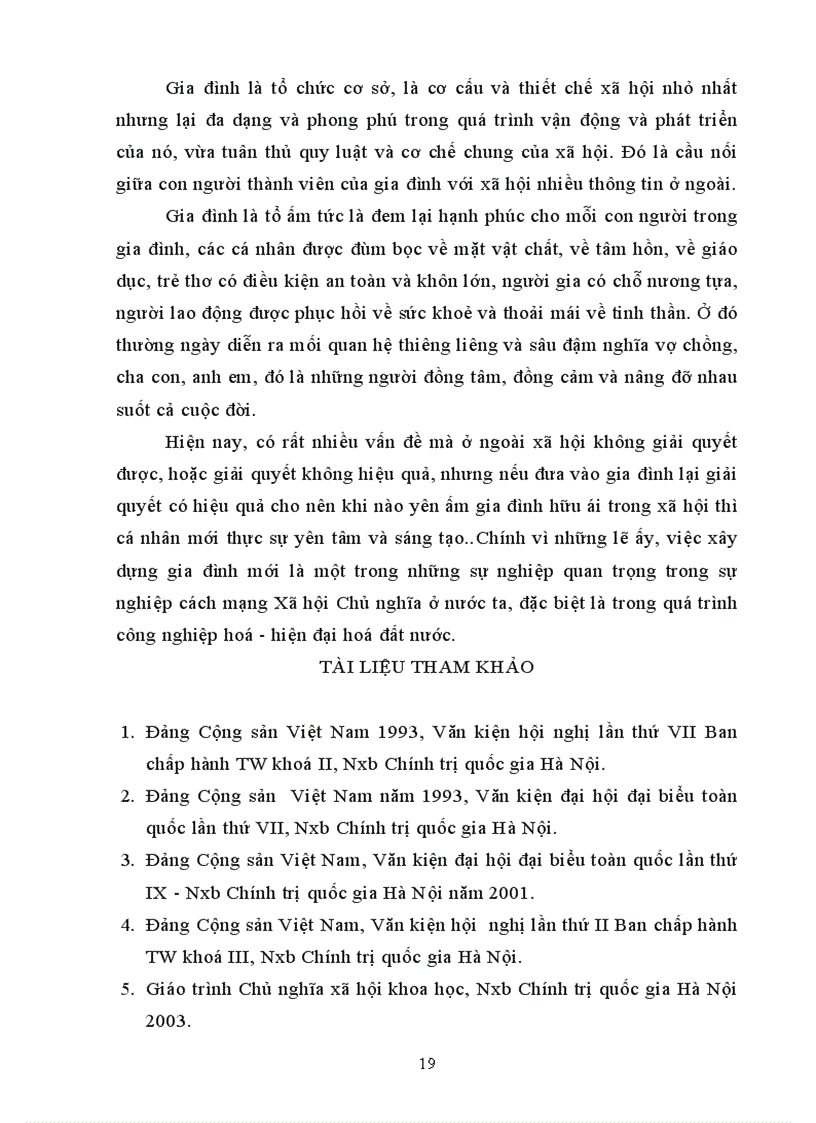image for page Tiểu luận Một số vấn đề của gia đình Việt Nam hiện đại thực trạng và giải pháp