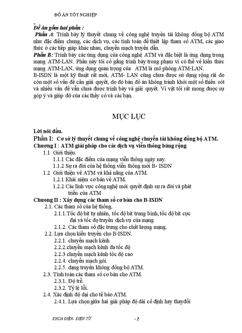 image for page Nghiên cứu hệ thống ATM và ứng dụng ATM trong mạng cục bộ ATM LAN