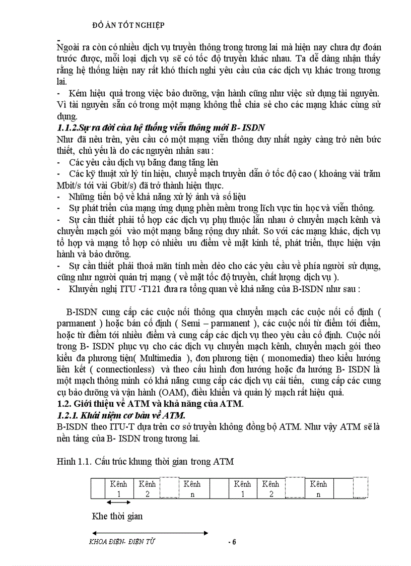 image for page Nghiên cứu hệ thống ATM và ứng dụng ATM trong mạng cục bộ ATM LAN