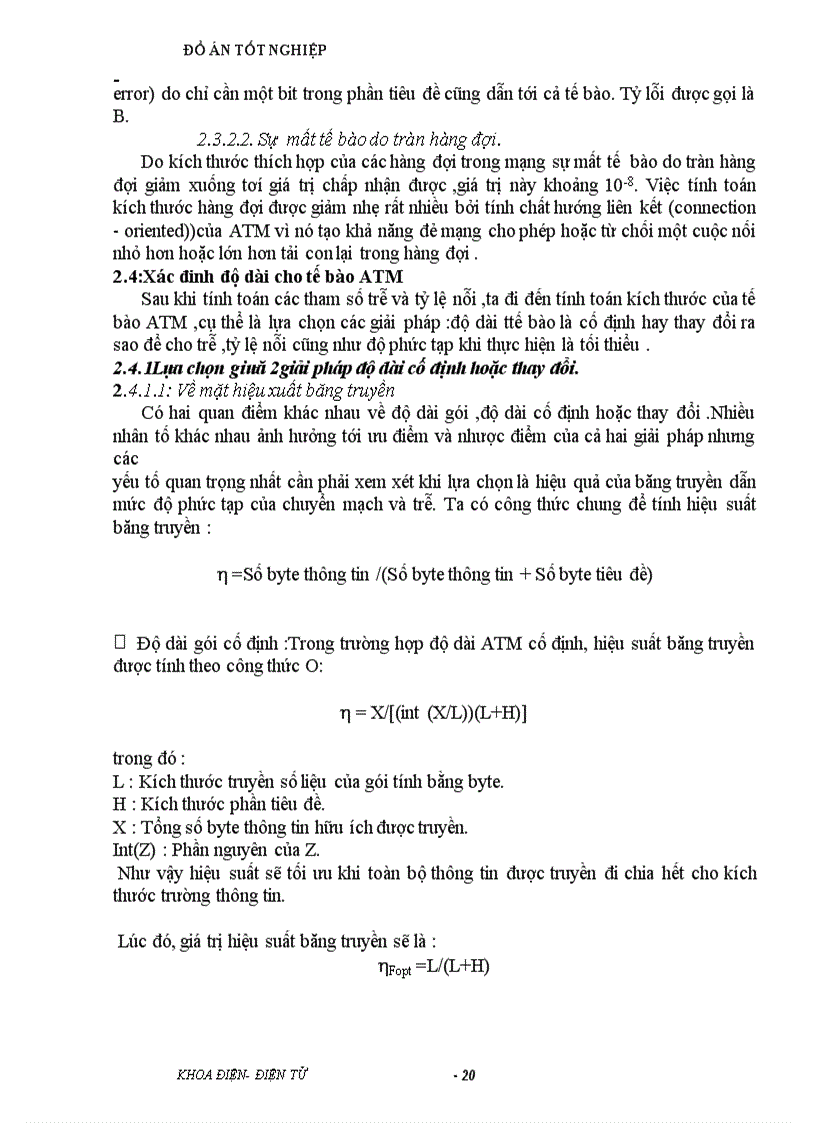 image for page Nghiên cứu hệ thống ATM và ứng dụng ATM trong mạng cục bộ ATM LAN