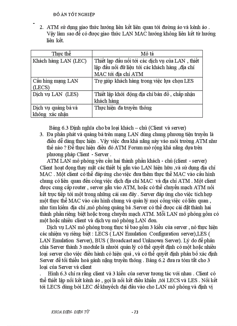 image for page Nghiên cứu hệ thống ATM và ứng dụng ATM trong mạng cục bộ ATM LAN