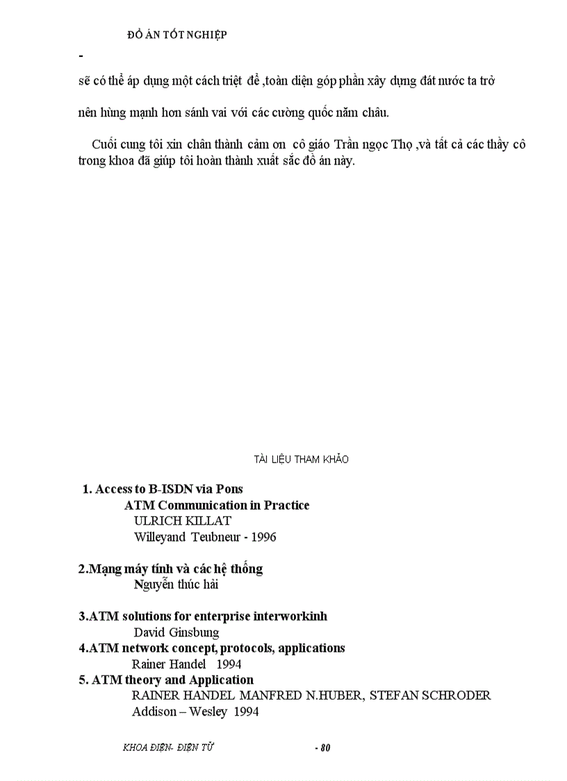 image for page Nghiên cứu hệ thống ATM và ứng dụng ATM trong mạng cục bộ ATM LAN