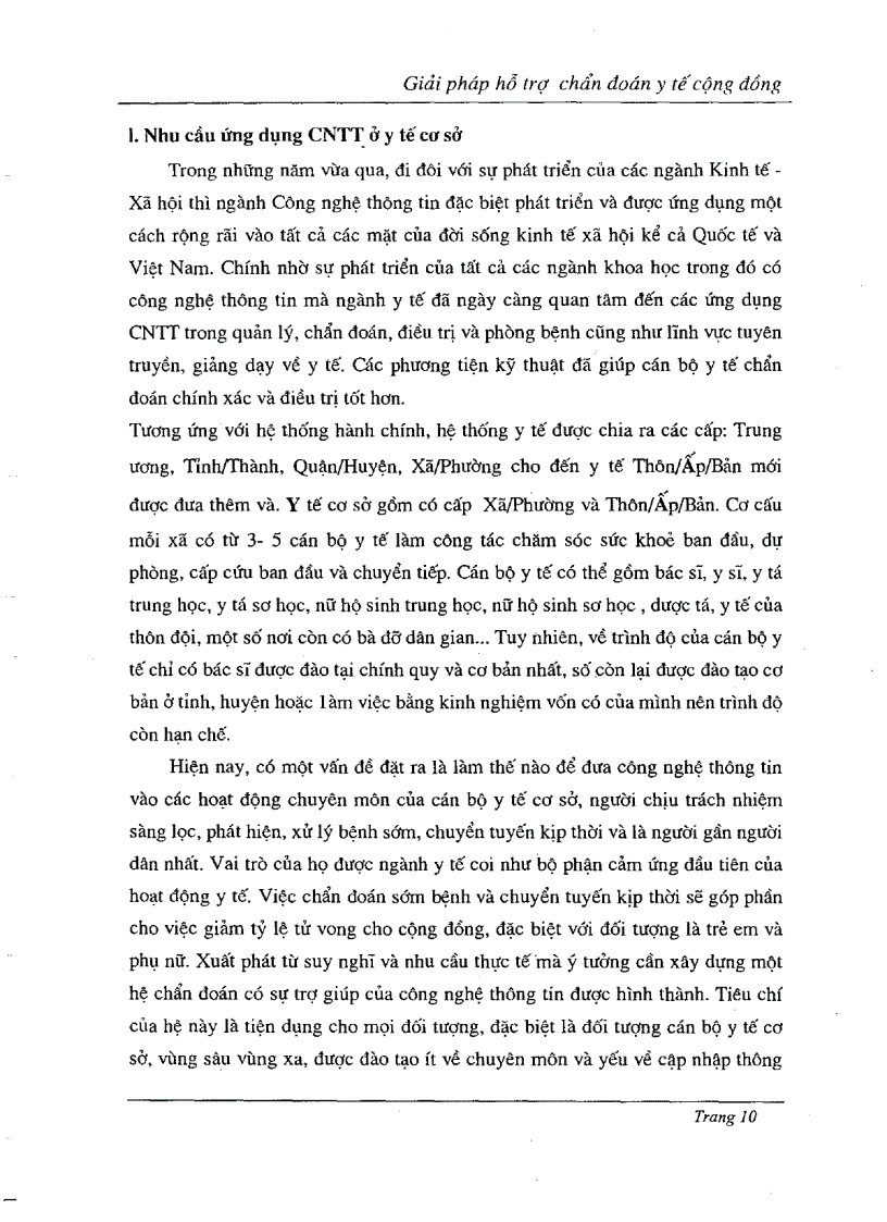 image for page Giải pháp hỗ trợ chuẩn đoán y tế cộng đồng