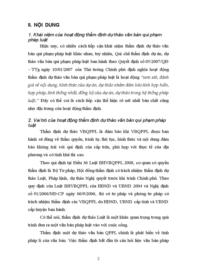 image for page Vai trò của hoạt động thẩm định dự thảo văn bản quy phạm pháp luật và giá trị pháp lí của Báo cáo thẩm định dự thảo văn bản qui phạm pháp luật