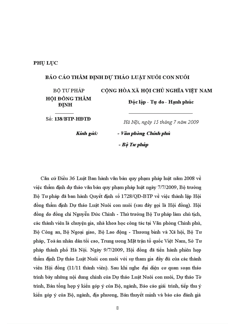 image for page Vai trò của hoạt động thẩm định dự thảo văn bản quy phạm pháp luật và giá trị pháp lí của Báo cáo thẩm định dự thảo văn bản qui phạm pháp luật