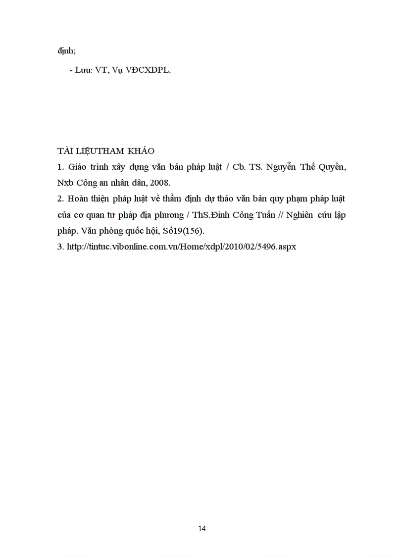 image for page Vai trò của hoạt động thẩm định dự thảo văn bản quy phạm pháp luật và giá trị pháp lí của Báo cáo thẩm định dự thảo văn bản qui phạm pháp luật