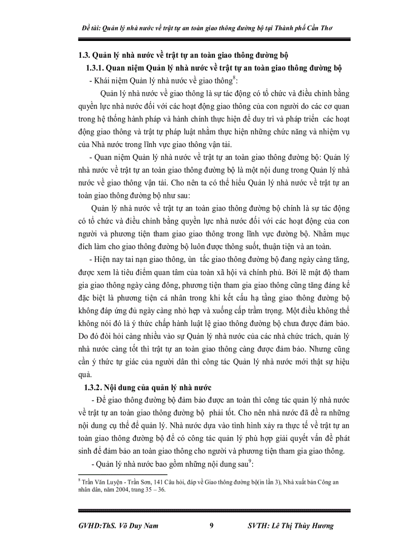 image for page Quản lý nhà nước về trật tự an toàn giao thông đường bộ tại thành phố cần thơ