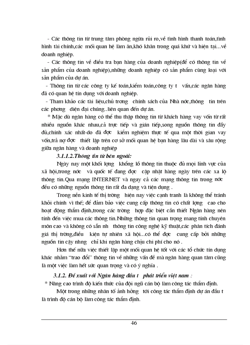 image for page Thẩm định dự án đầu tư nâng cao chất lượng công tác thẩm định dự án đầu tư tại NHĐT PT Hà Nội
