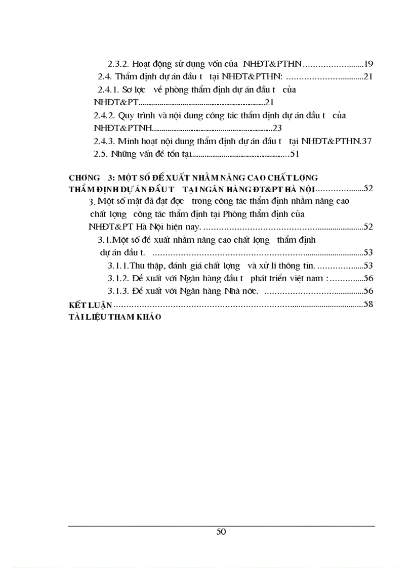 image for page Thẩm định dự án đầu tư nâng cao chất lượng công tác thẩm định dự án đầu tư tại NHĐT PT Hà Nội