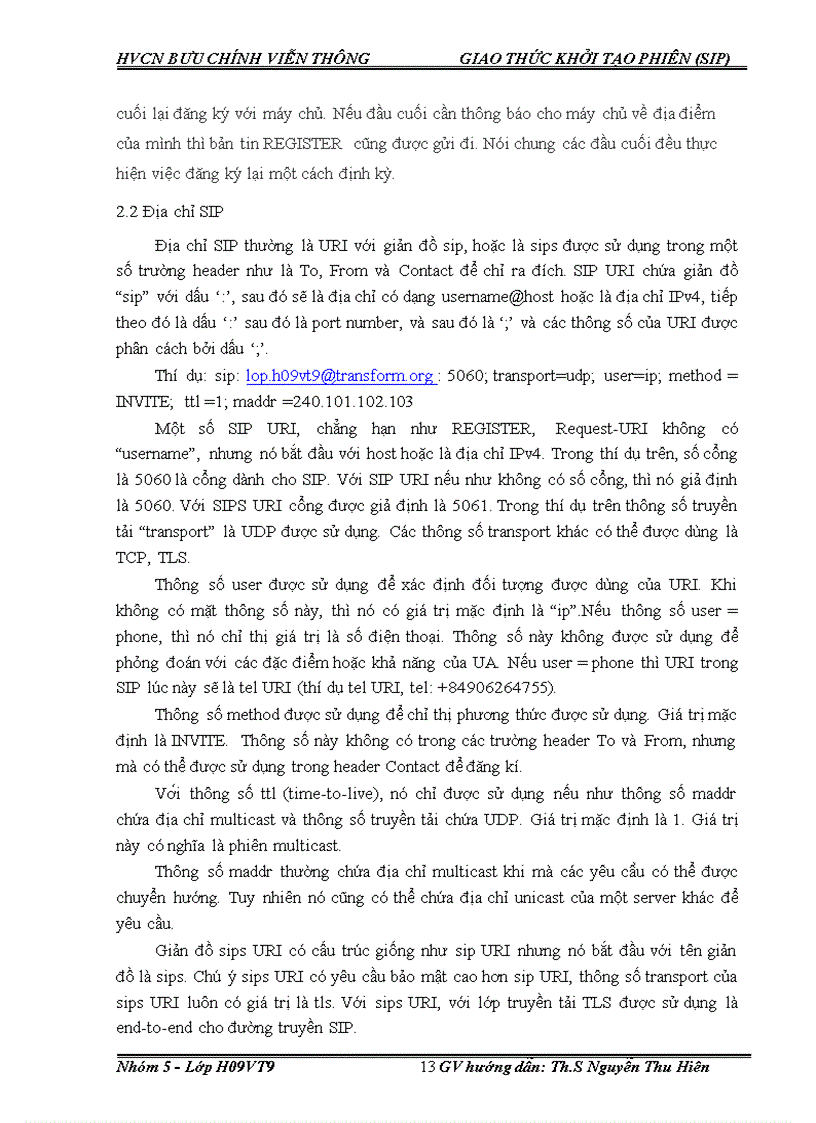 image for page Giao thức khởi tạo phiên sip