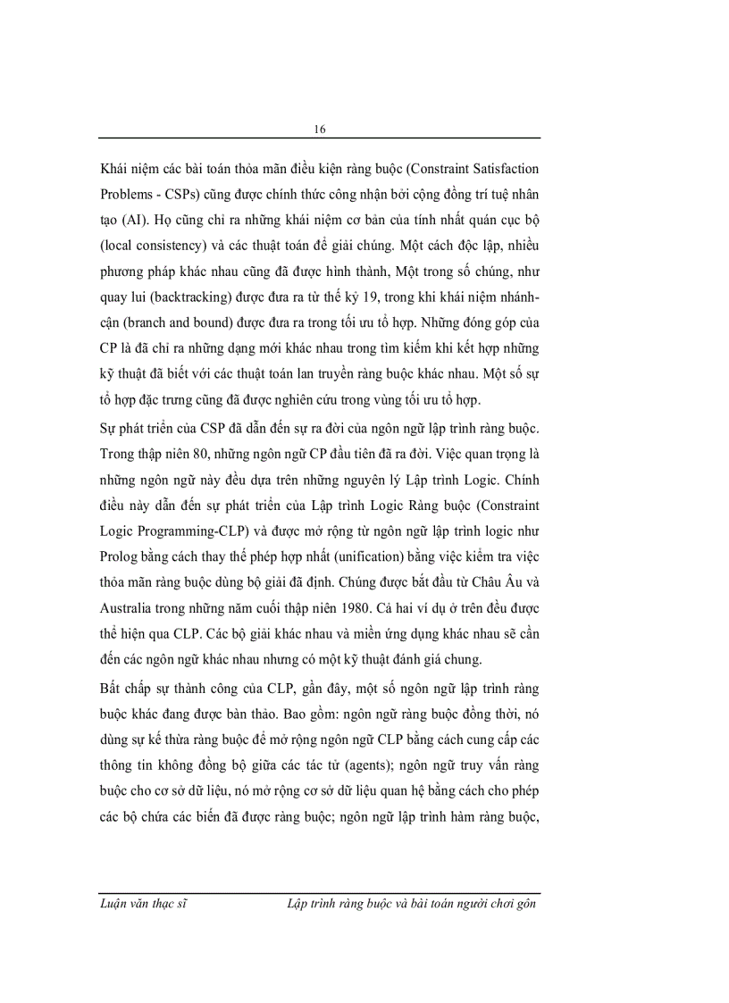 image for page Lập trình ràng buộc với bài toán người chơi gôn